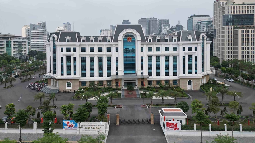 Trụ sở chính thức 126 xã phường mới tại Hà Nội