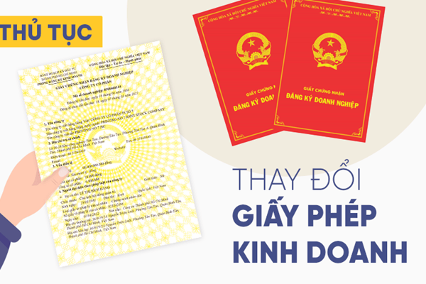 Thủ tục thay đổi giấy phép kinh doanh qua mạng